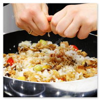 秋のきのこご飯と旬菜の小鉢