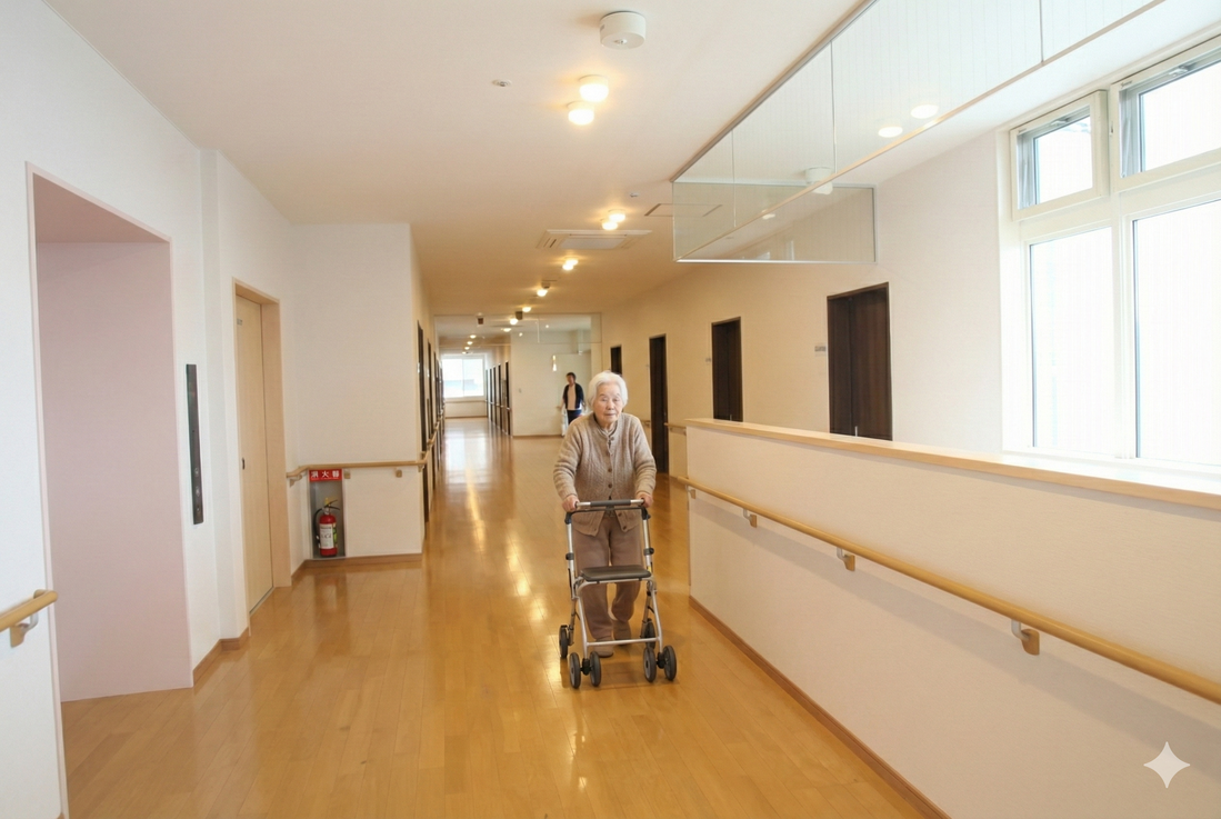 明るく広い共用ラウンジ